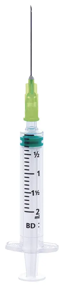 Seringue 3 pièces Emerald avec aiguille