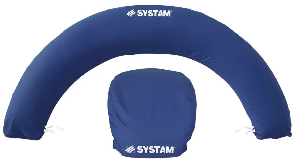 Coussin erognomique demi-lune en microbilles