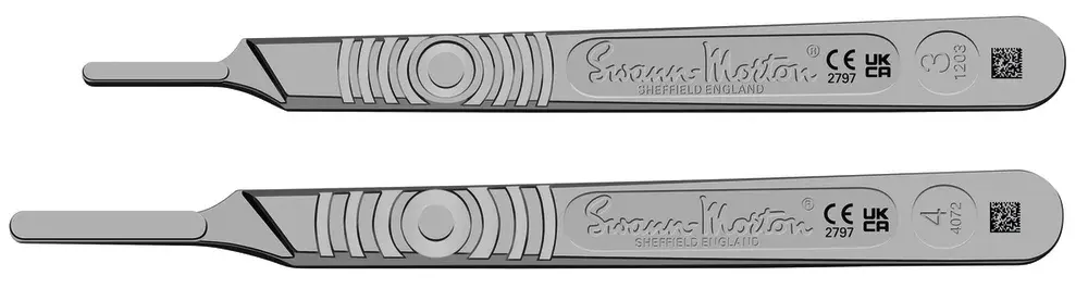 Manche de bistouri court non stérile