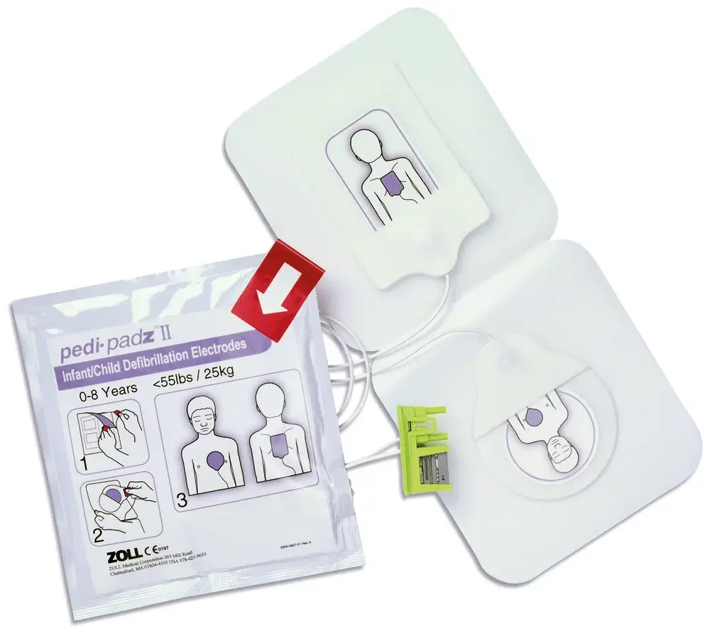 Électrodes pour défibrillateur