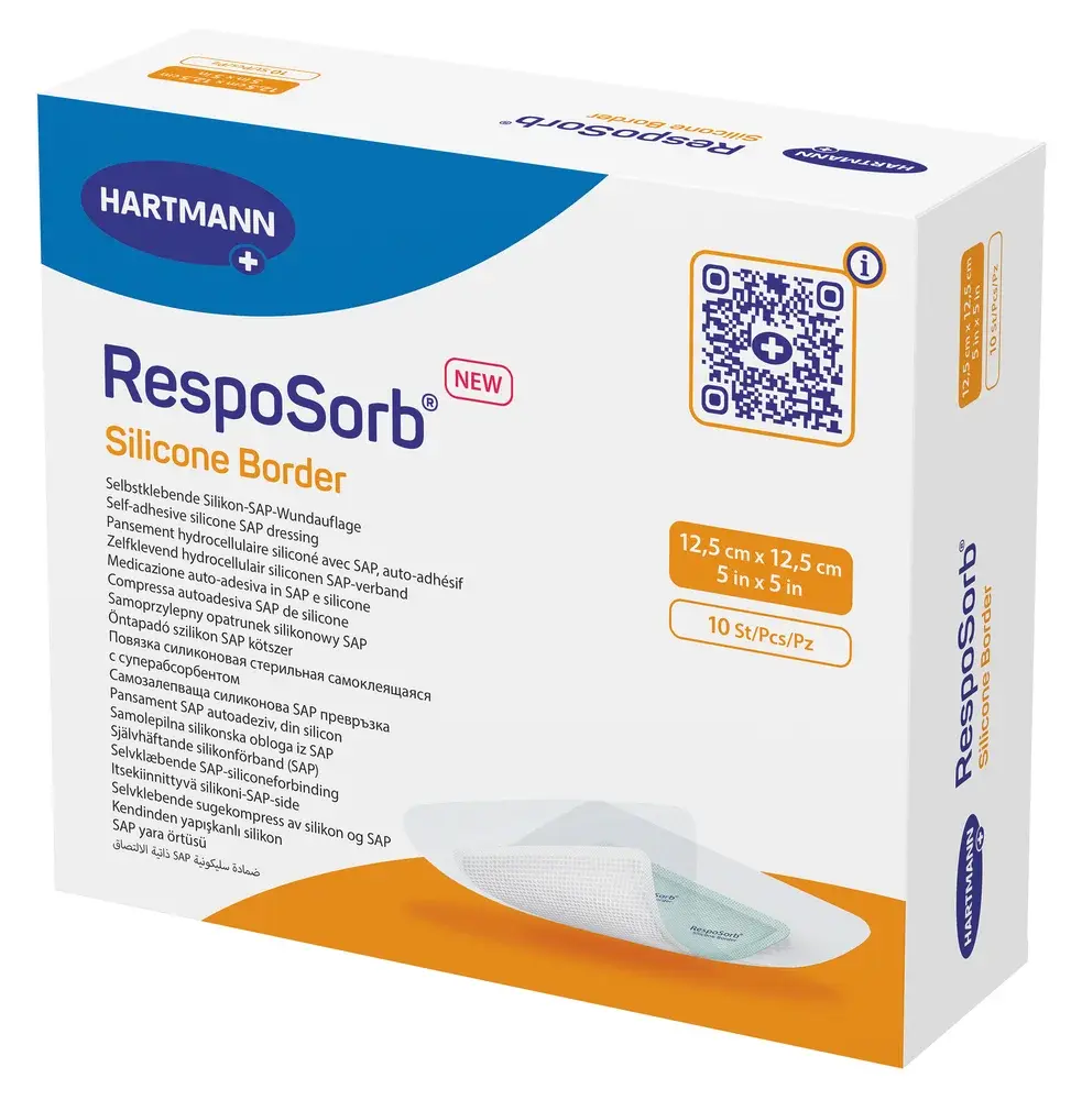 Pansement RespoSorb® Silicone Border