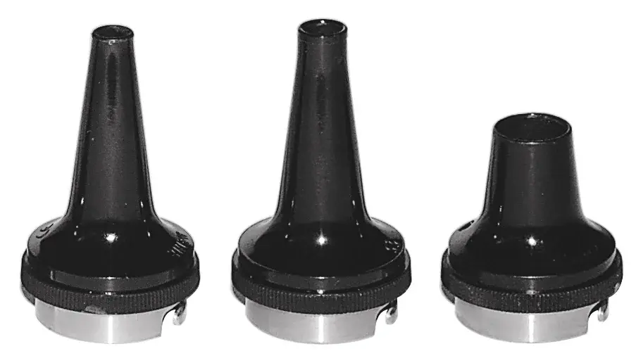 Spéculums auriculaires réutilisables à baïonnette