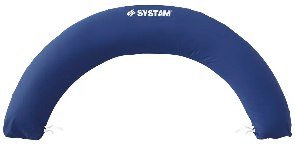 Coussin ergonomique demi-lune en microbilles