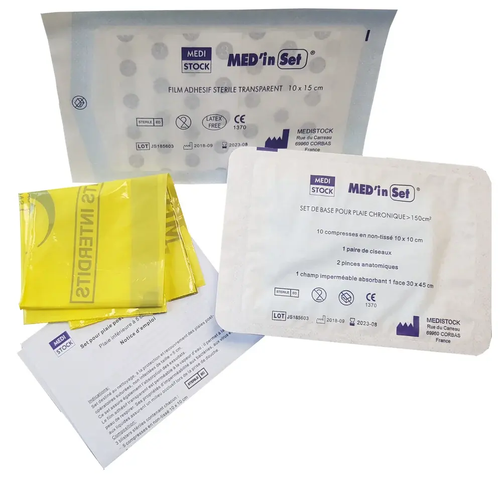 Set de pansement plaies chroniques