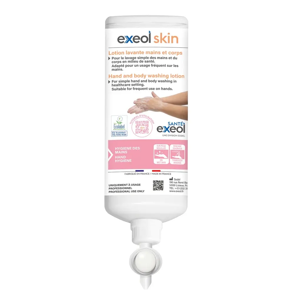 Lotion lavante mains et corps EXEOL SKIN