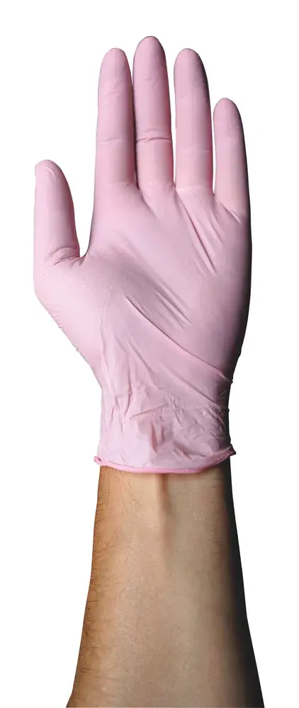 Gants d'examen en nitrile sans latex