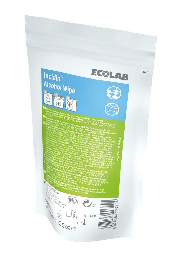 Lingettes désinfectantes Incidin™ Alcohol Wipe