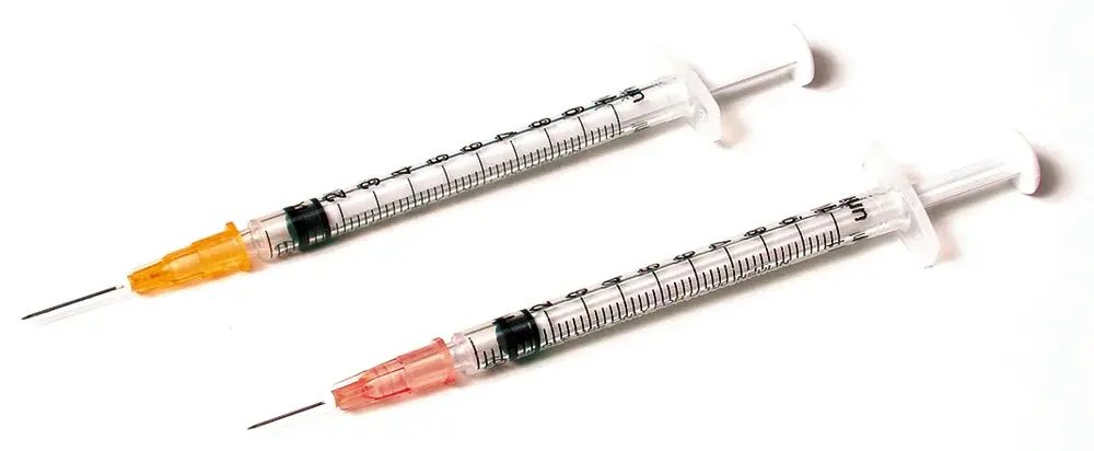 Seringue à tuberculine 3 pièces