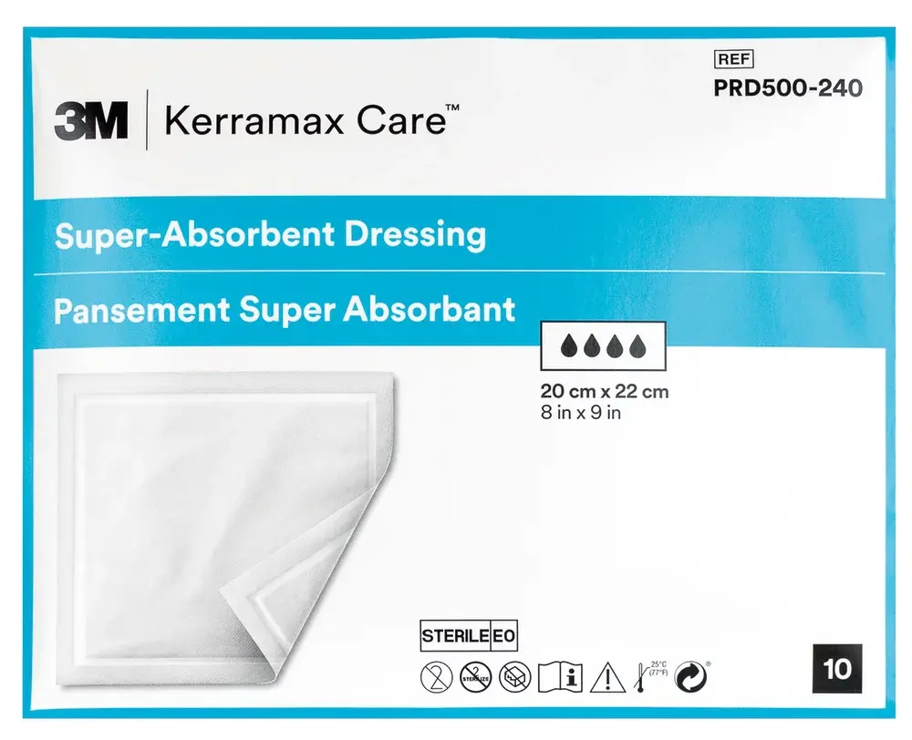 Pansement hydrocellulaire super absorbant Kerramax Care