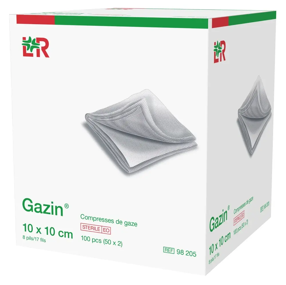 Compresse de gaze stérile 8 plis Gazin®