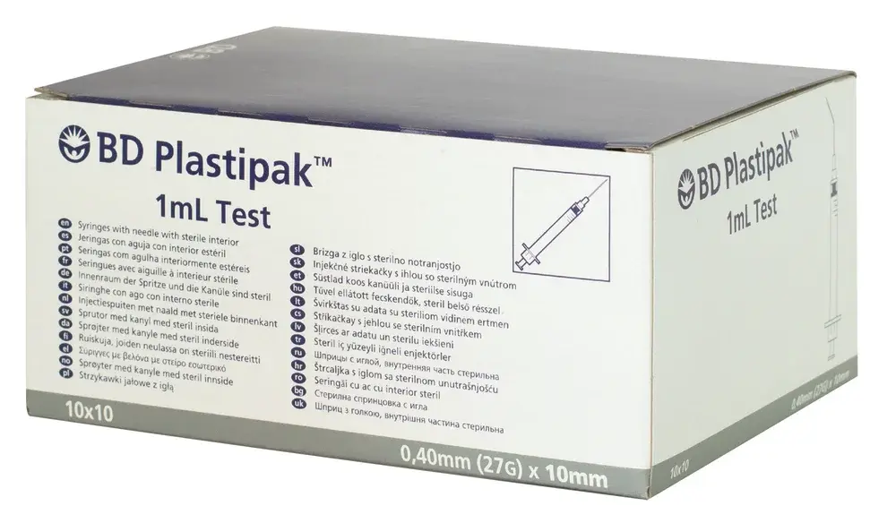 Seringue Plastipak 1 ml de précision