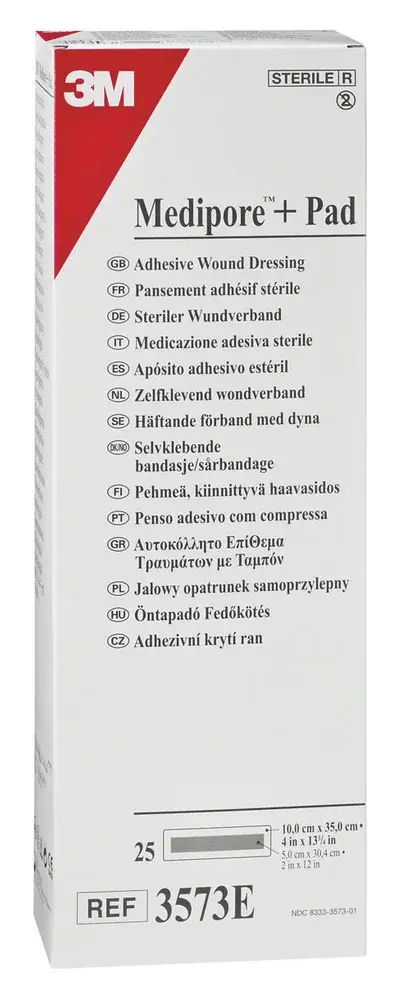 Pansement stérile adhésif avec compresse non adhérente 3M Medipore + Pad