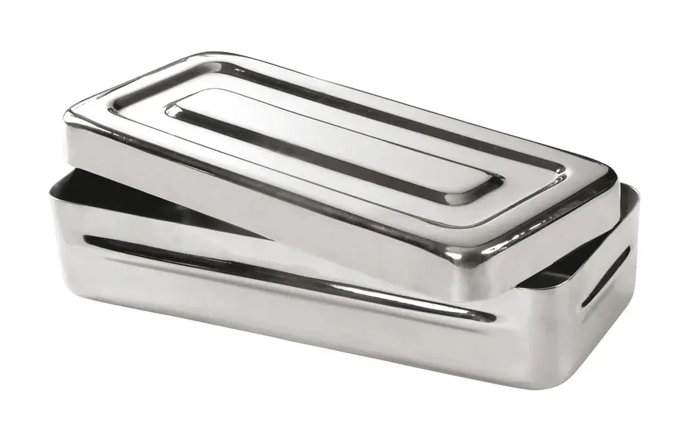 Boîte médicale à instruments en inox