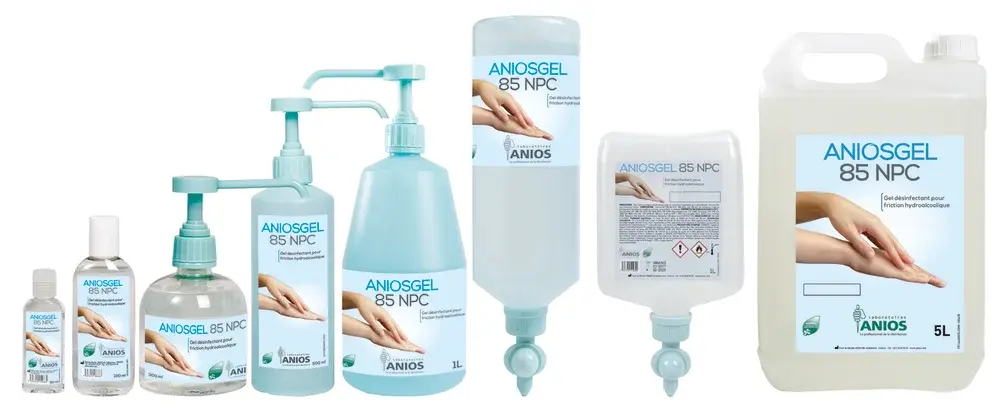 Gel hydroalcoolique Aniosgel 85 NPC