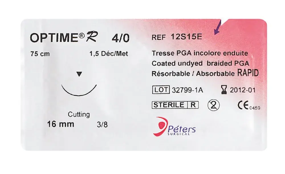 Suture résorbable Optime R