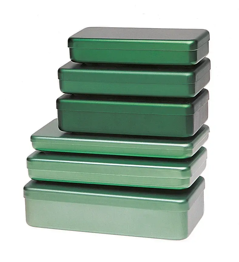 Boîte médicale à instruments en aluminium