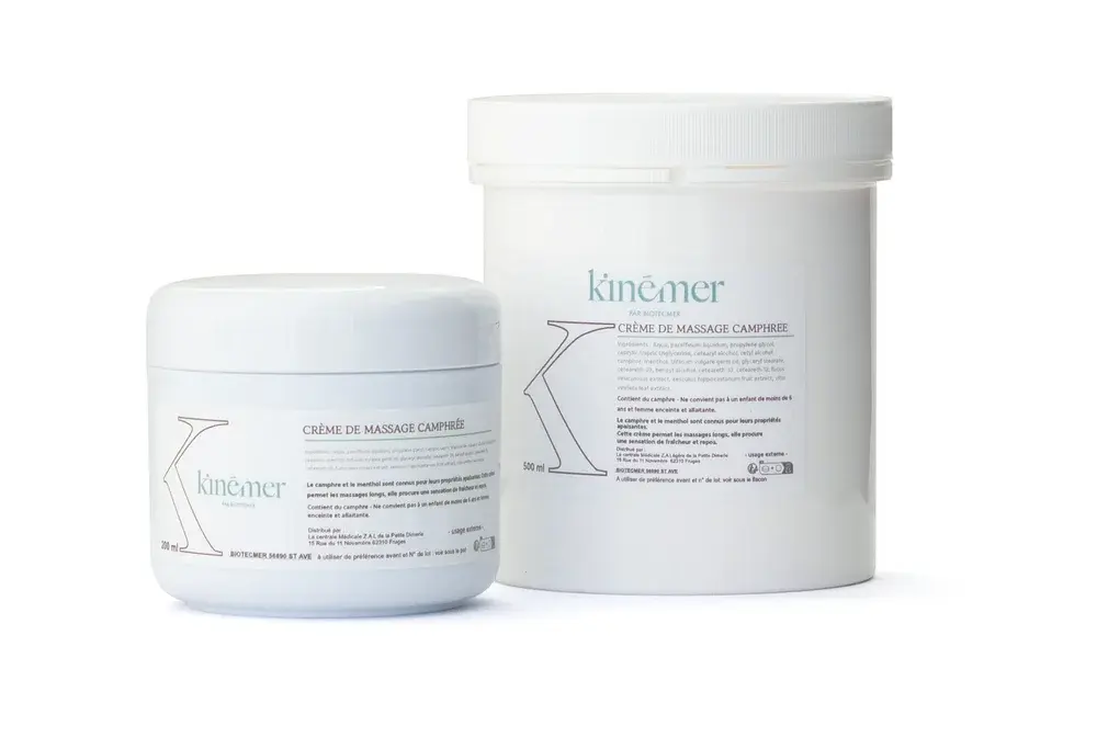 Crème de massage camphrée