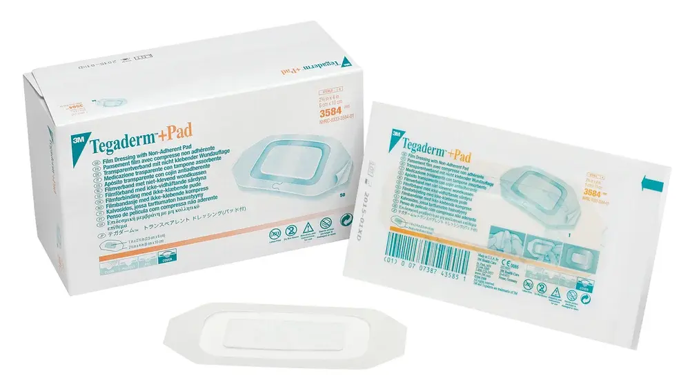 Pansement stérile transparent 3M Tegaderm + Pad
