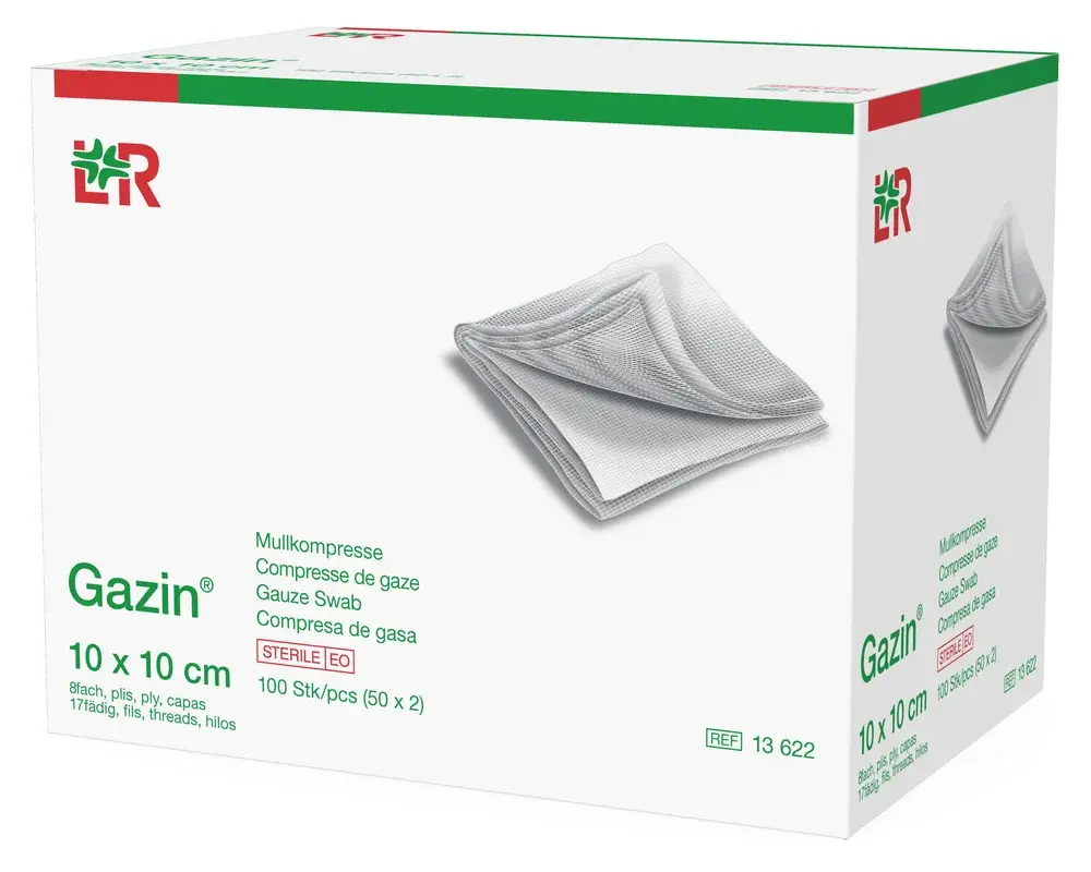 Compresse de gaze stérile 8 plis Gazin®