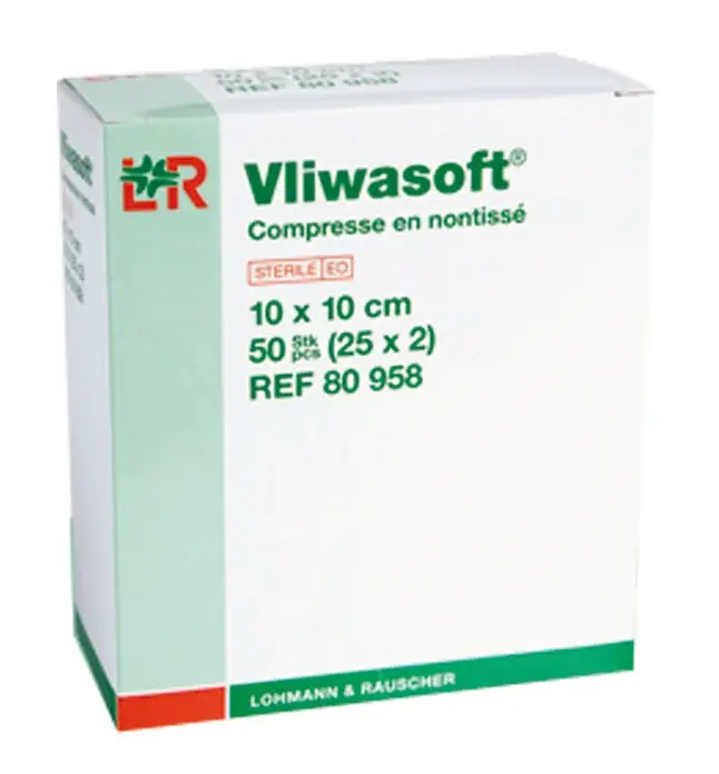Compresse en non-tissé stérile Vliwasoft