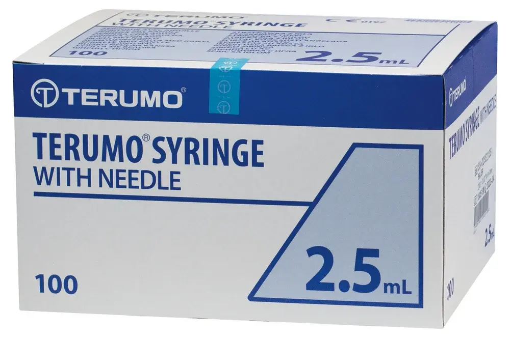 Seringue 3 pièces avec aiguille