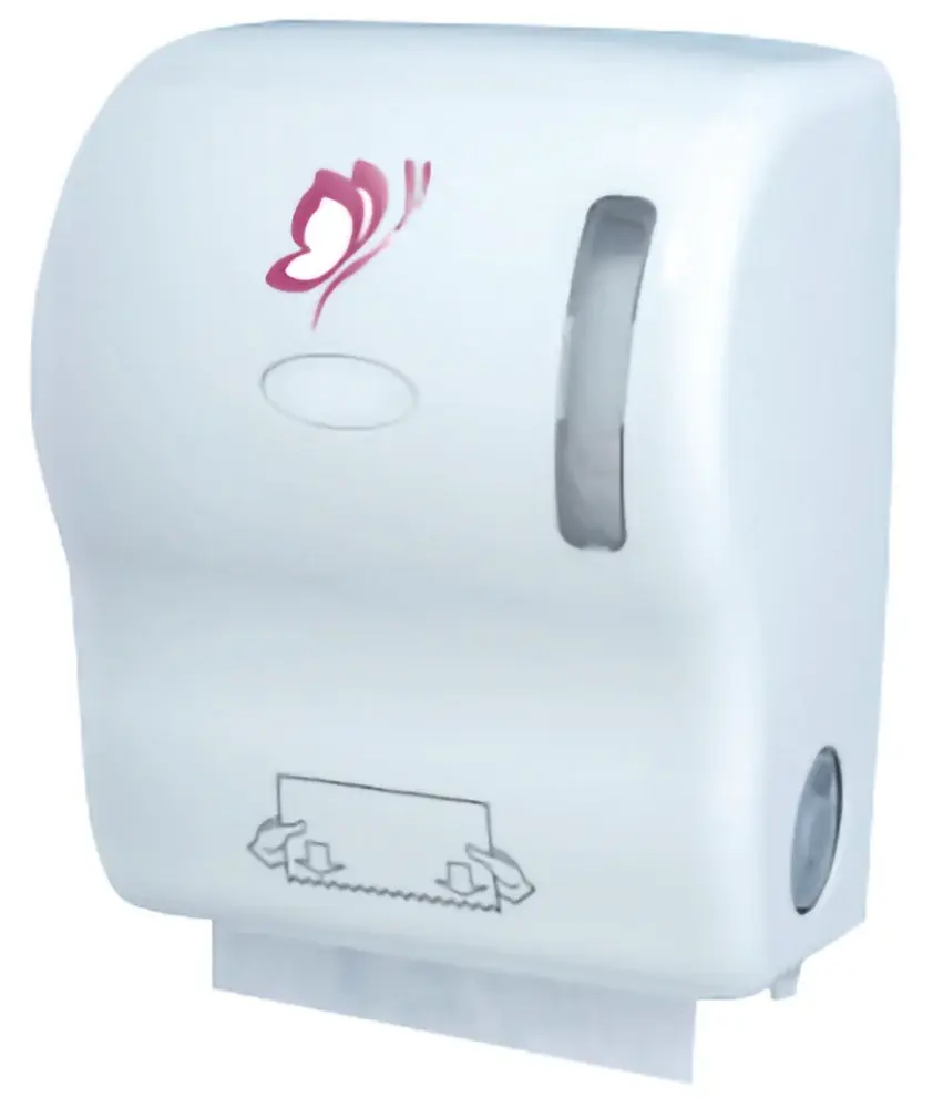 Distributeur à découpe automatique essuie-mains