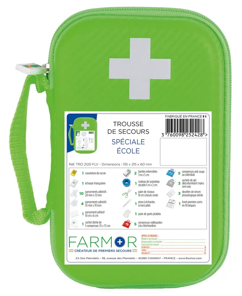 Trousse de secours école