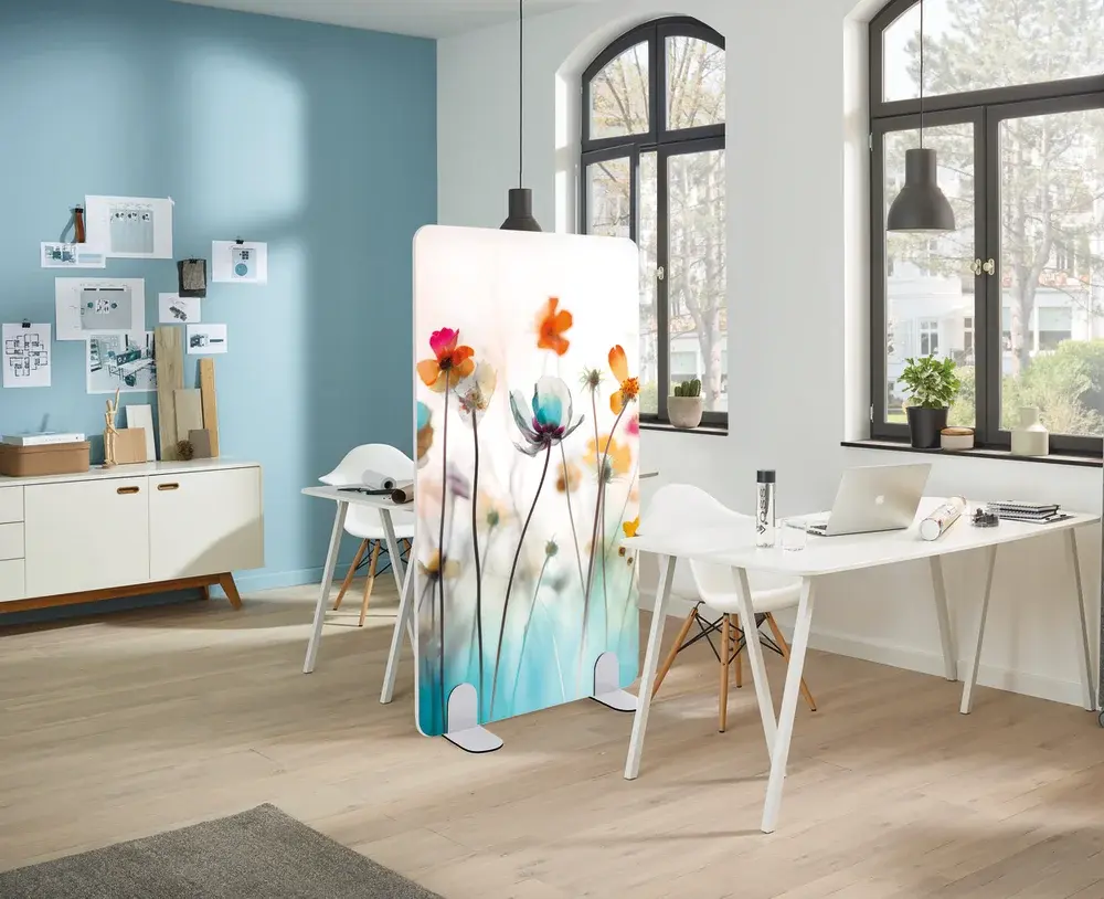 Cloison acoustique imprimée