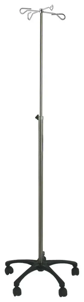 Pied porte-sérum 4 crochets