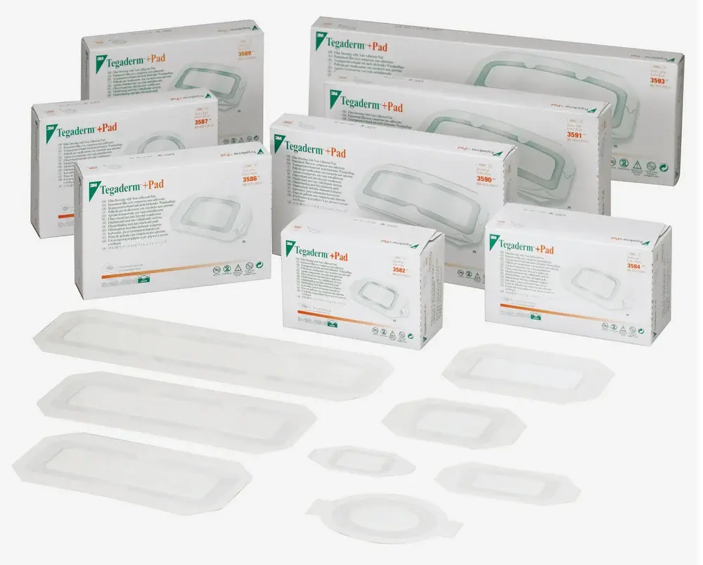 Pansement stérile transparent 3M Tegaderm + Pad