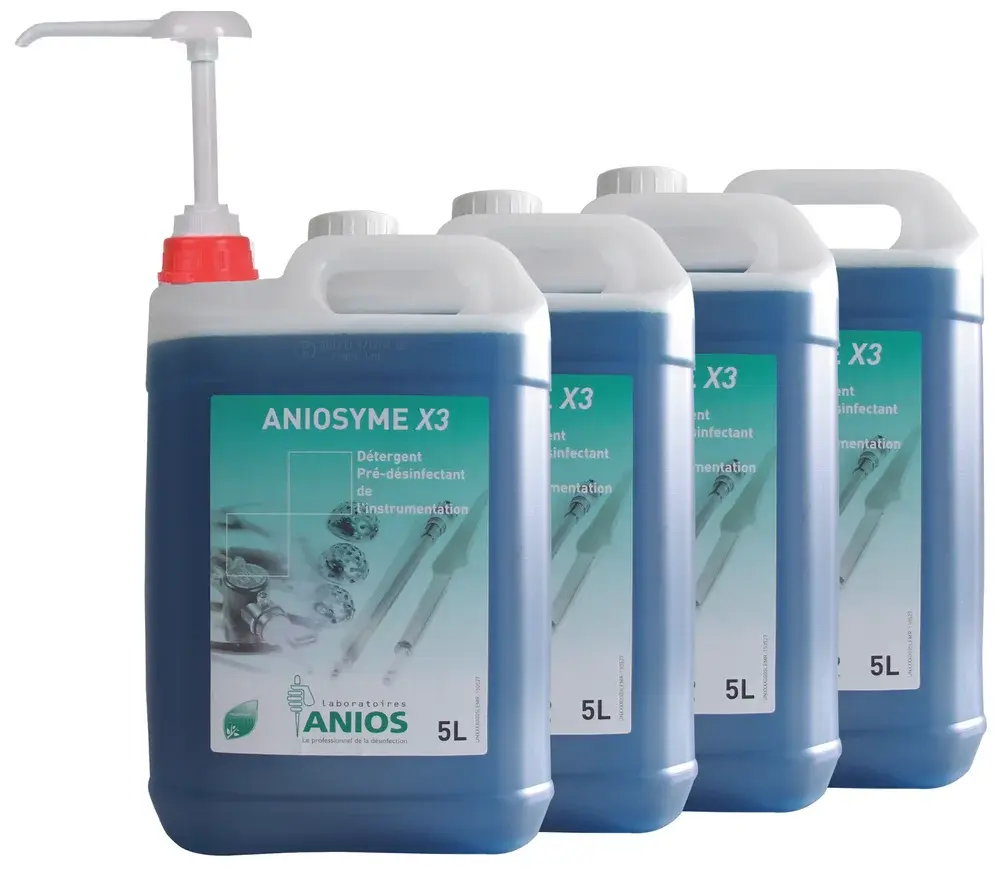 Détergent désinfectant de l'instrumentation Aniosyme X3