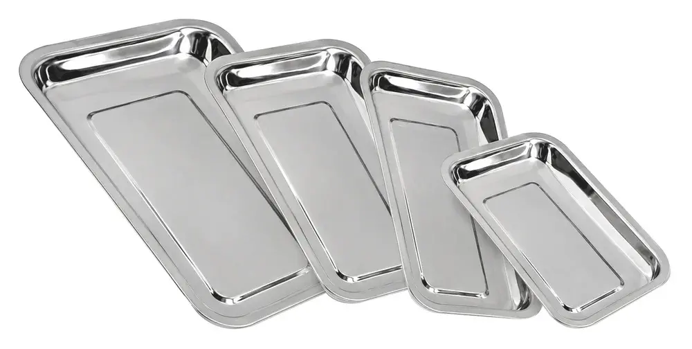 Plateau médical inox