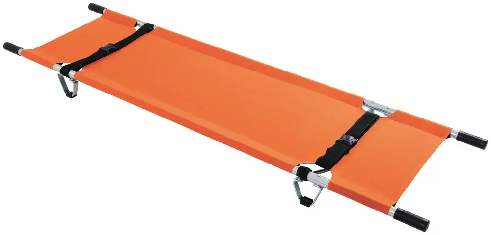 Brancard pliable en 2 dans la longueur