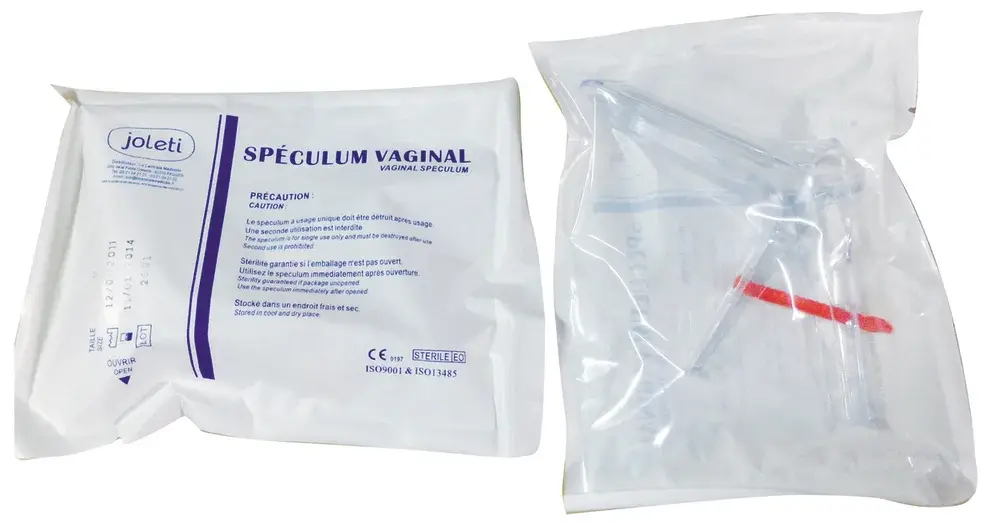 Spéculum vaginal stérile