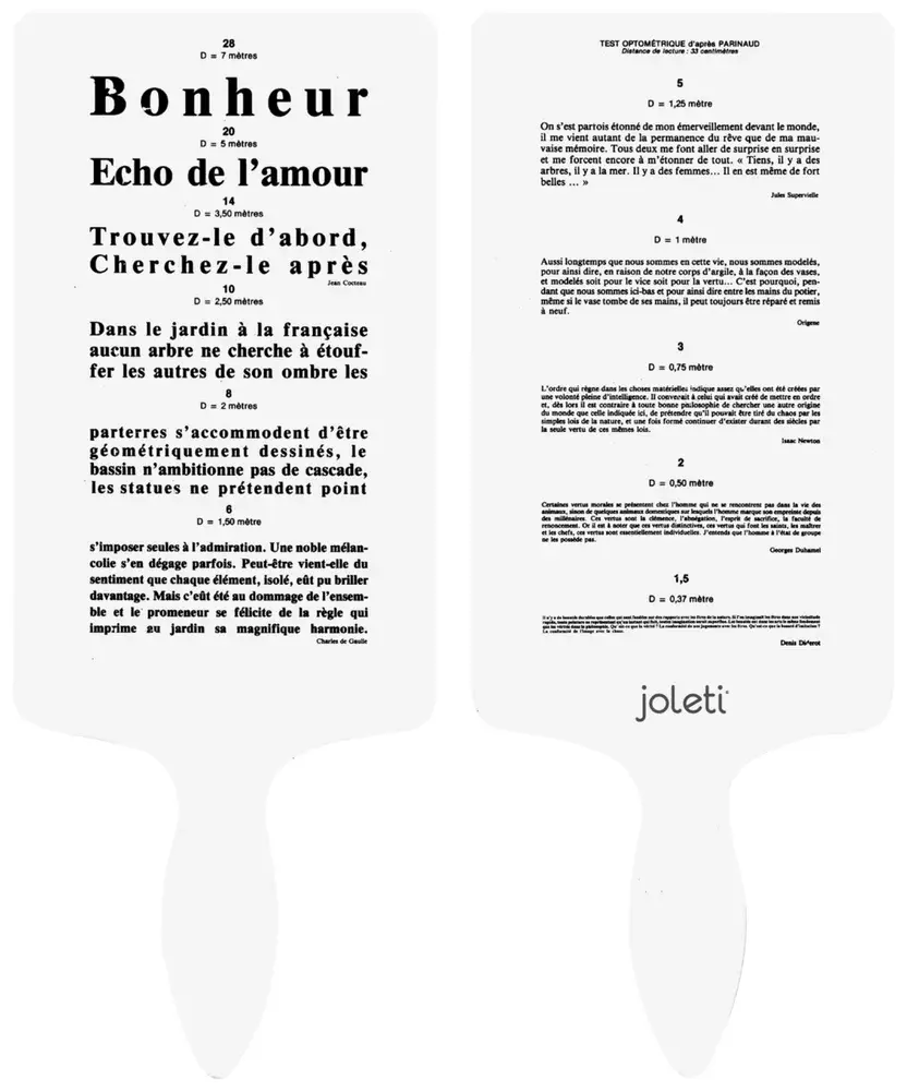 Échelle à main de Parinaud