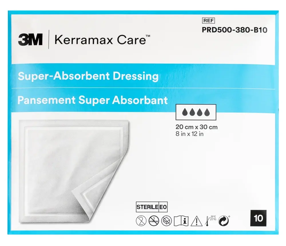 Pansement hydrocellulaire super absorbant Kerramax Care