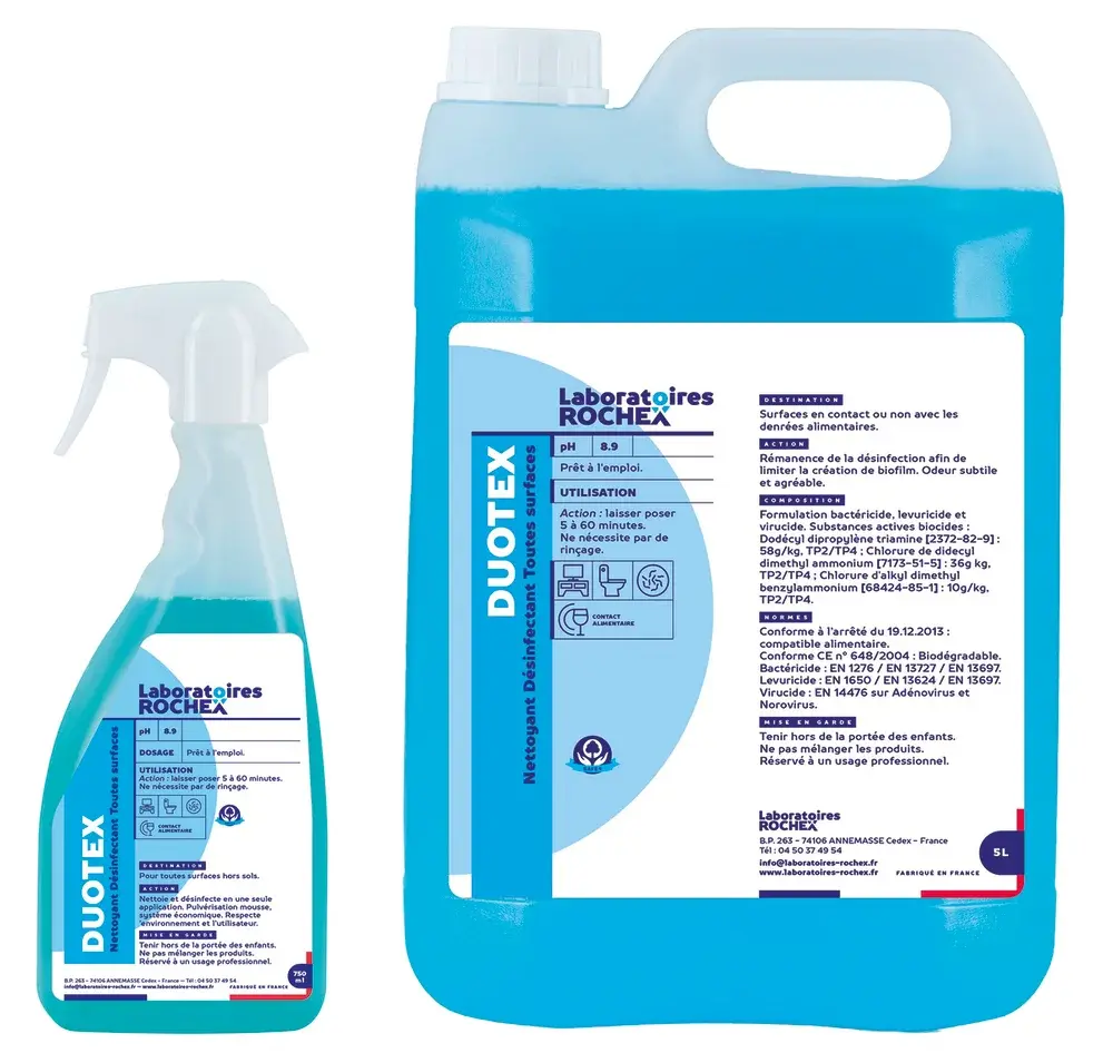 Désinfectant spray Duotex