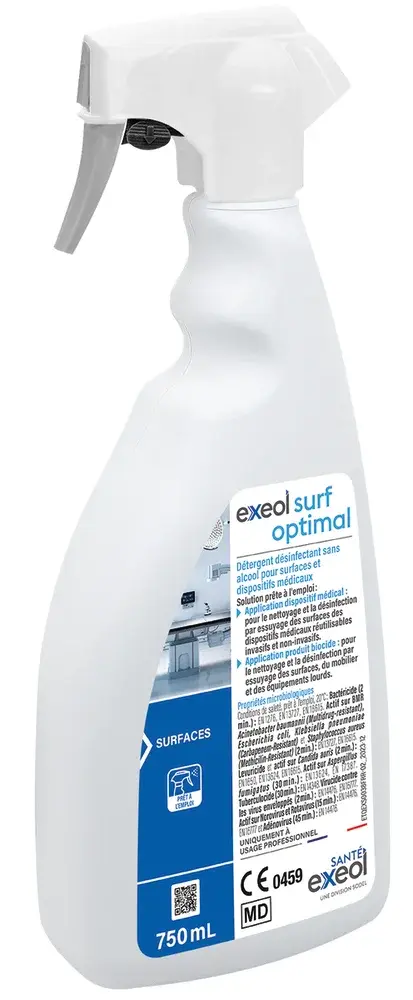 Détergent désinfectant sans alcool Surf Optimal