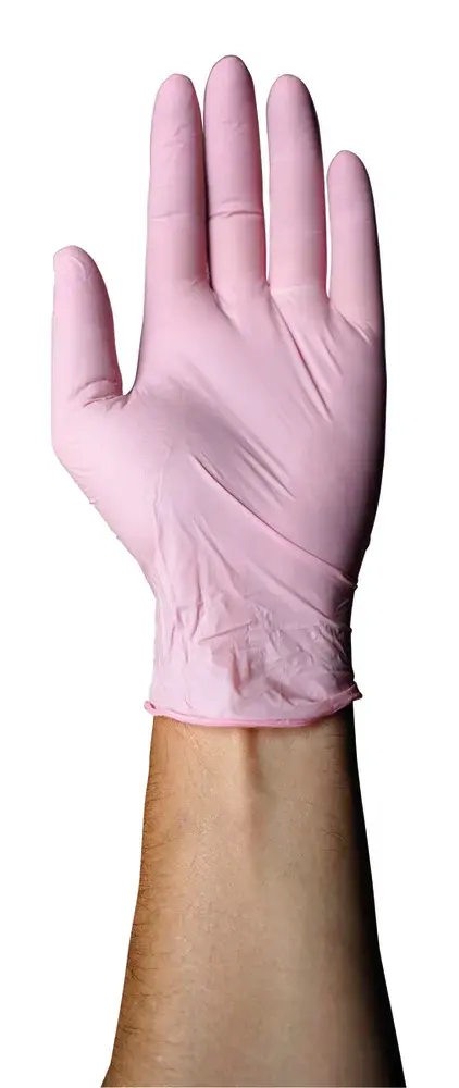 Gants d'examen en nitrile sans latex