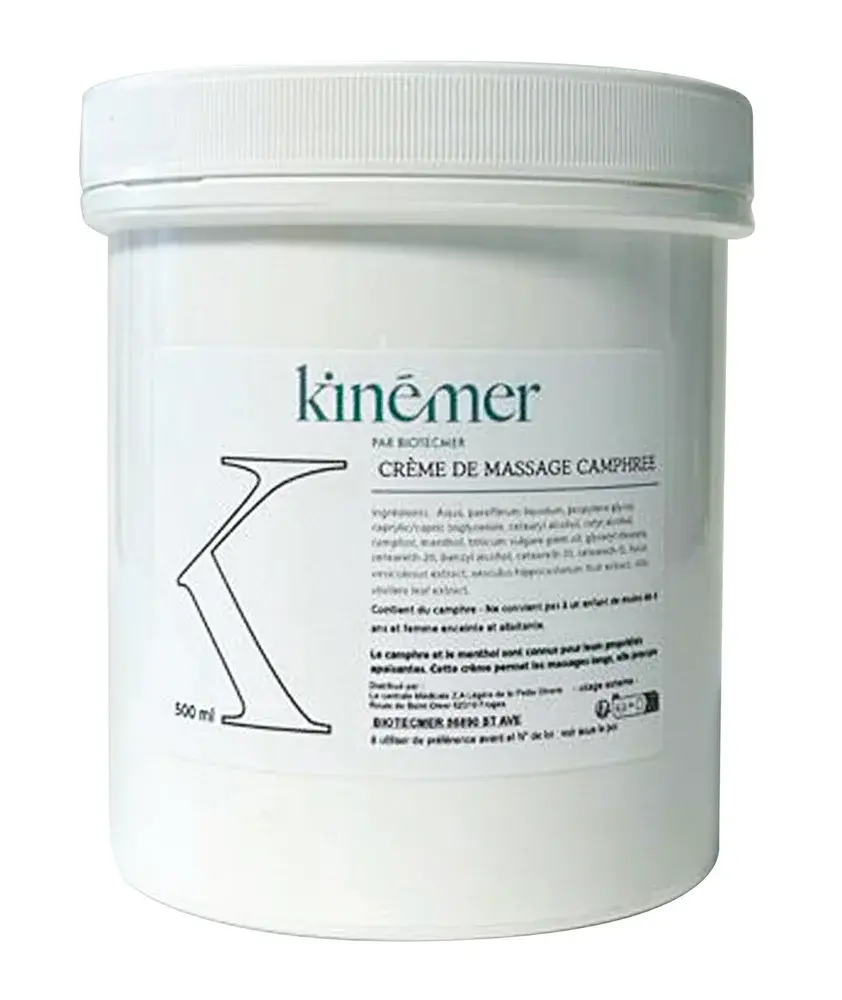 Crème de massage camphrée