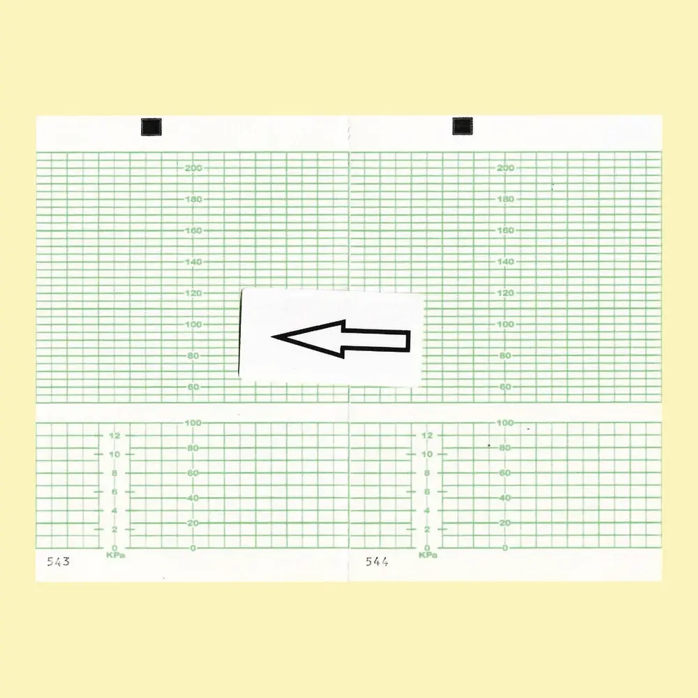 Papier ECG Hewlett Packard