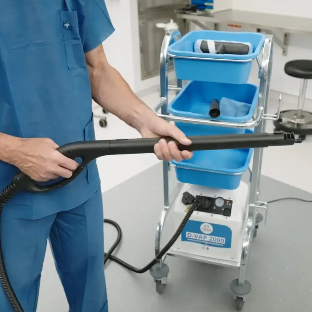 Nettoyeur à vapeur avec chariot D-VAP 2000