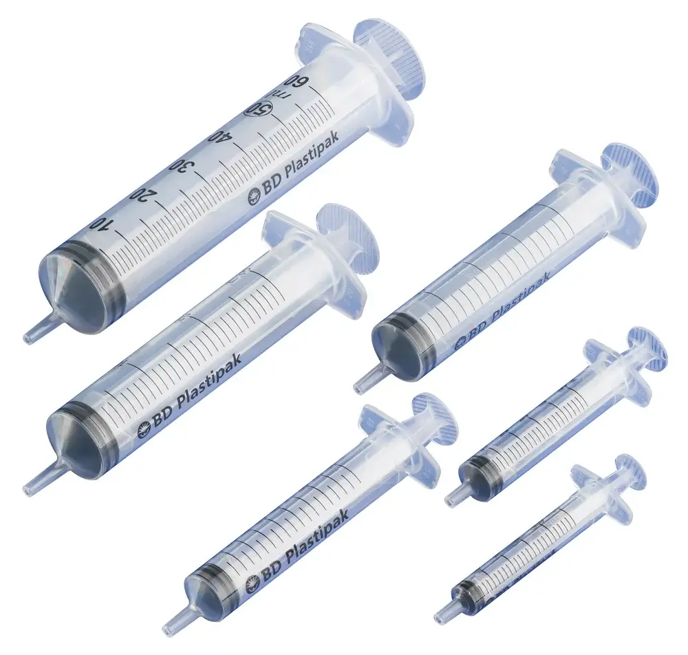 Seringue stérile 3 pièces Plastipak sans aiguille