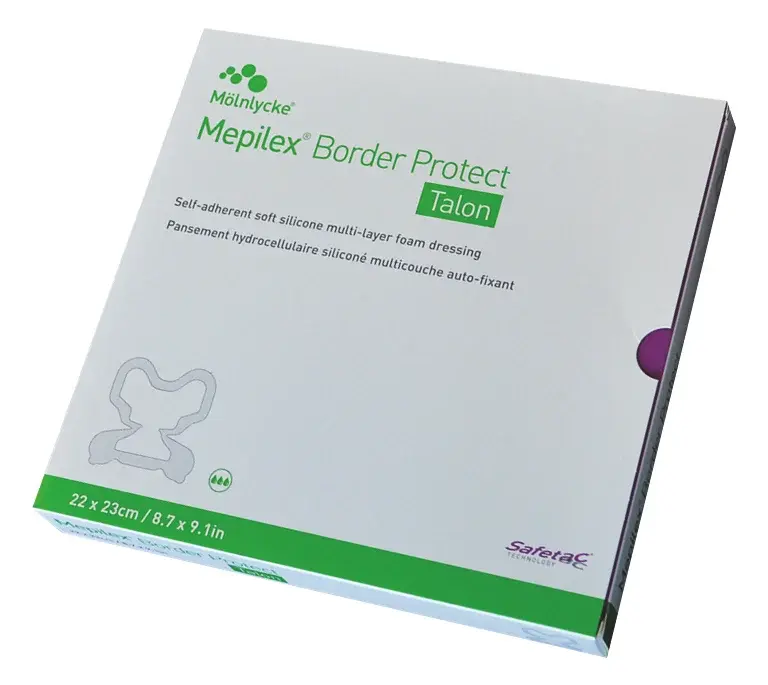 Pansement hydrocellulaire Mepilex® Border Protect Talon