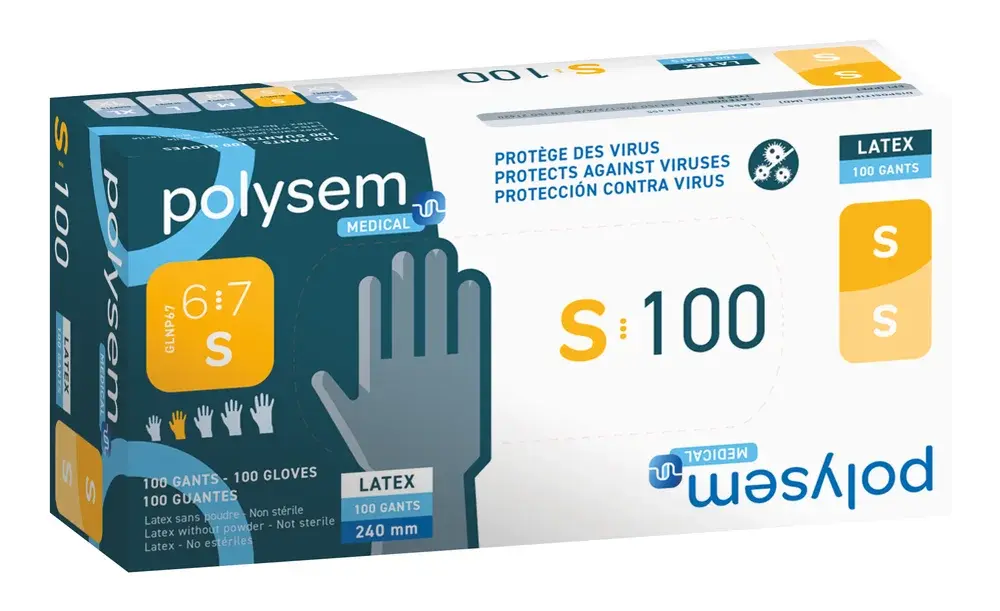 Gants d'examen en latex