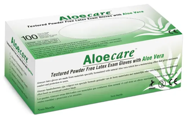 Produit Gant d'examen en latex avec Aloe Vera Image