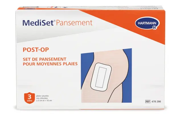Produit Set de pansement chirurgical post-op pour moyennes plaies Image