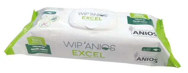 Produit Lingettes désinfectantes surfaces Wip'Anios Excel Image