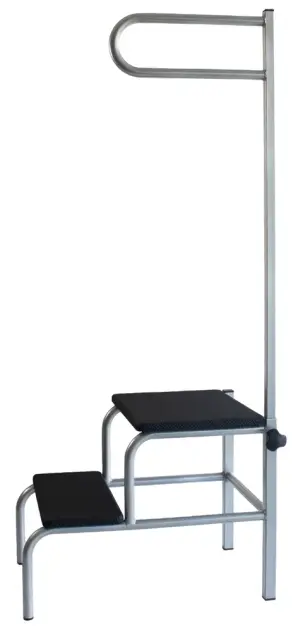 Produit Marchepied de phlébologie 2 marches avec barre d'appui Image