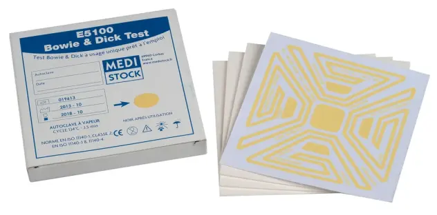 Produit Test de stérilisation pour autoclave Bowie & Dick Image
